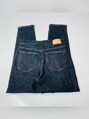 Madewell jeans The Mom jeans High rise black stretchy women size 25